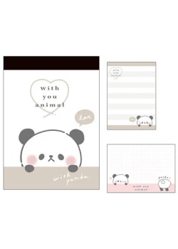 with panda Memo Pad